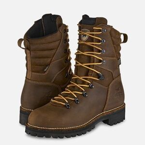 Irish Setter | Shorewood Men’s 9” Waterproof Leather Safety Toe Boots ~ US 10